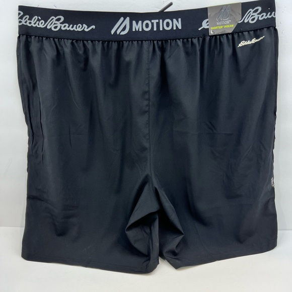 PERRY ELLIS BLACK, LARGE, WORKOUT SHORTS, 4 WAY STRETCH, MOISTURE WICKING - Picture 6 of 16